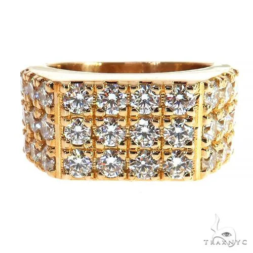 RINA - For Him FACTORY 14K Gold Diamond Ring 68192 in Rose Gold / 5 – Ring
