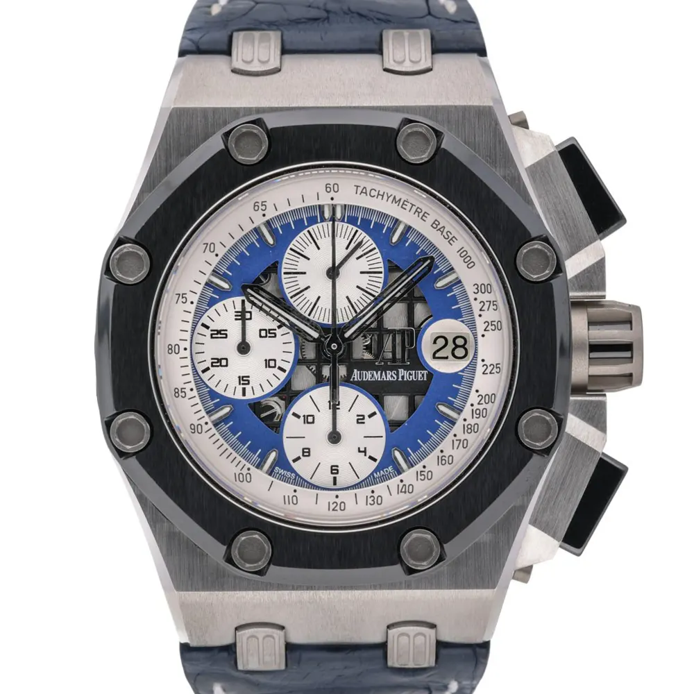 Audemars Piguet Royal Oak Offshore 26078PO.OO.D018CR.01 — 2007 — Very good in Blue Baton – Pre-owned watches