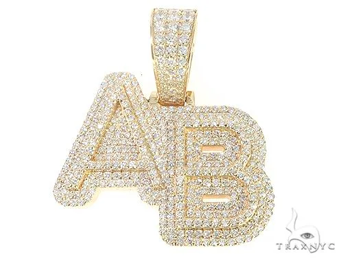 RINA - For Him CUSTOM AB Custom Shadow Pendant 65652 in Rose Gold – Pendant