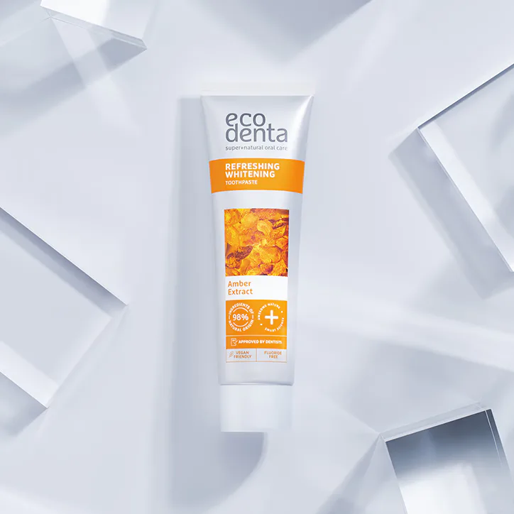 Ecodenta Refreshing Whitening Toothpaste With Amber Extract 100ml detail 2