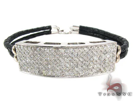 RINA - For Him FACTORY Full Diamond ID braided Bracelet 28461 in Rose Gold – Bracelet