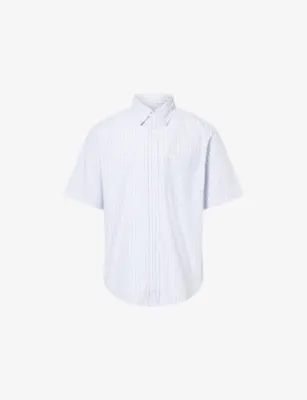 CARHARTT WIP Keene Striped Short-Sleeve Cotton Shirt