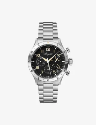 BREGUET Type XX Chronograph 2067 Stainless-Steel Automatic Watch 42mm in STEEL – Jewellery & Watches | Mens luxury watches