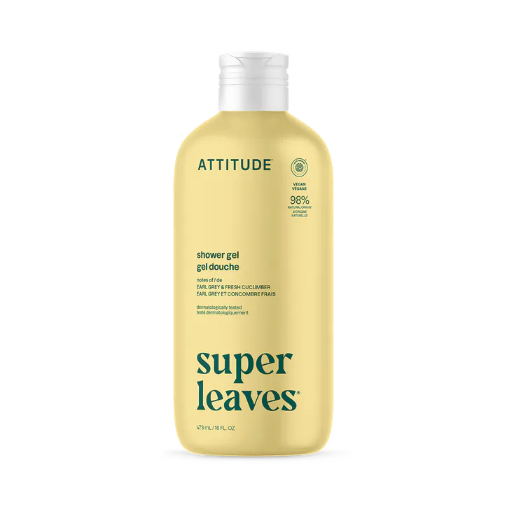 Attitude Shower Gel Earl Grey & Fresh Cucumber