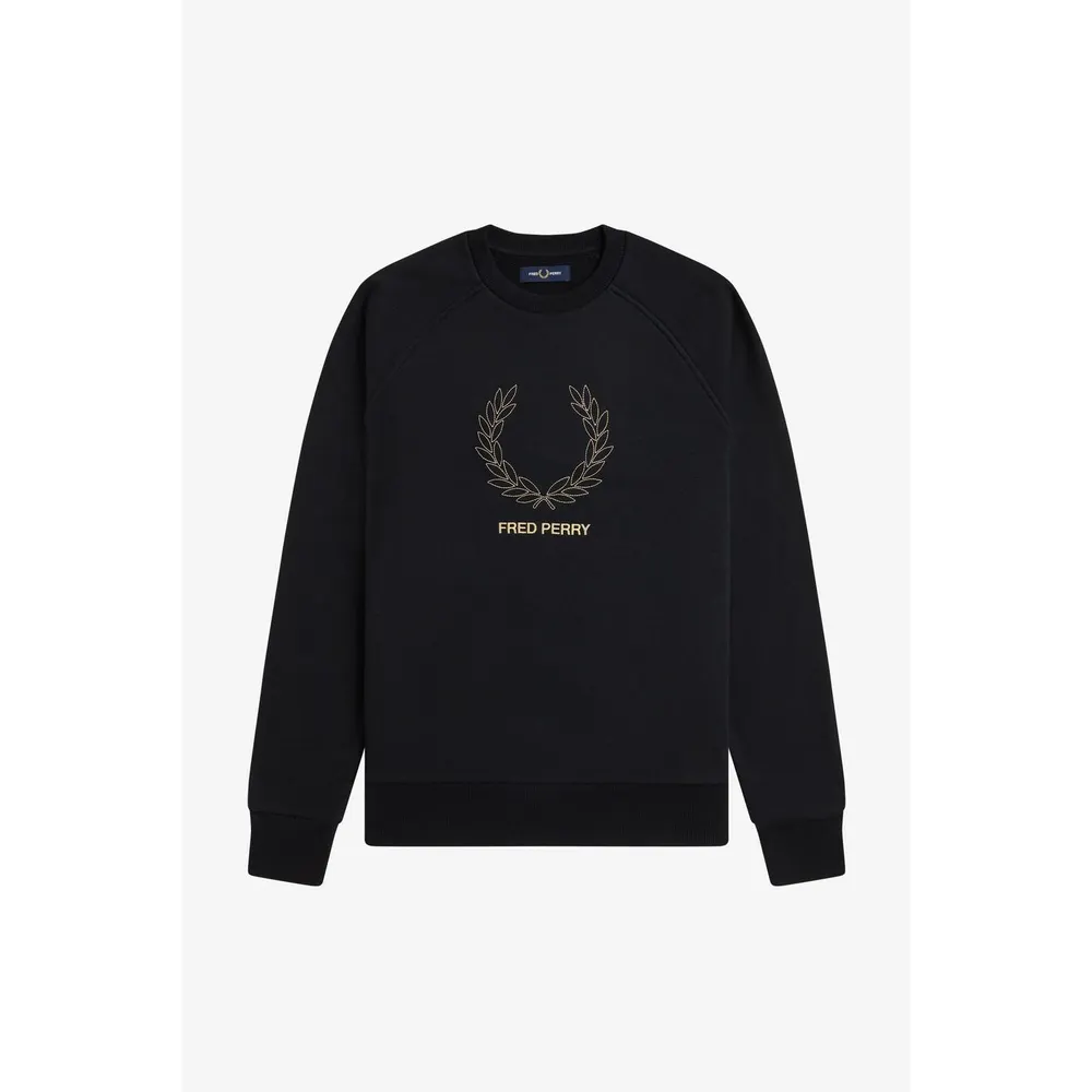 Fred Perry Men's Mid Logo Crew Sweatshirt
