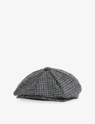 DENTS Blagdon Checked Wool Cap - XL
