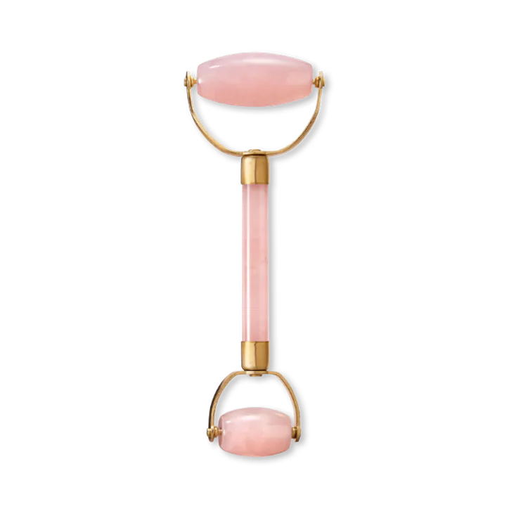 White Lotus Beauty Genuine Crystal Roller Chemical Free Rose Quartz