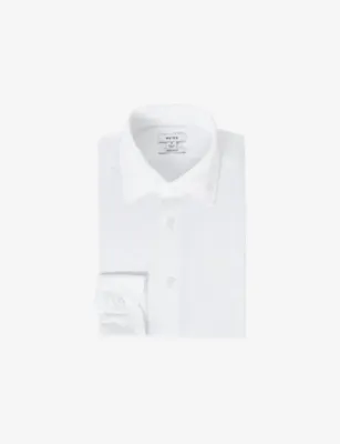 REISS Voyager Long-Sleeved Stretch-Woven Shirt - SOFT BLUE detail 2