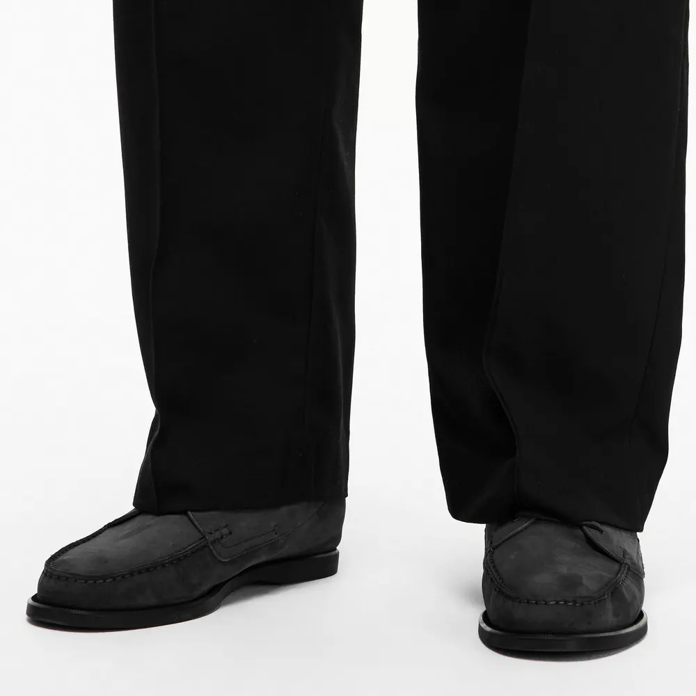Brioni Men's Tube Loafers in Anthracite, additional product view 3