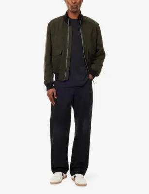 TOM FORD Crewneck Long-Sleeves Woven-T-Shirt detail 2
