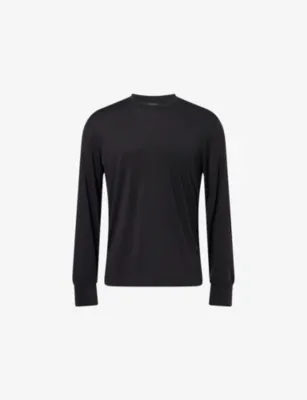 TOM FORD Crewneck Long-Sleeves Woven-T-Shirt