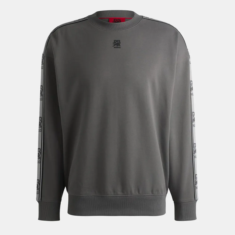 Hugo Logo Tape Cotton Sweatshirt
