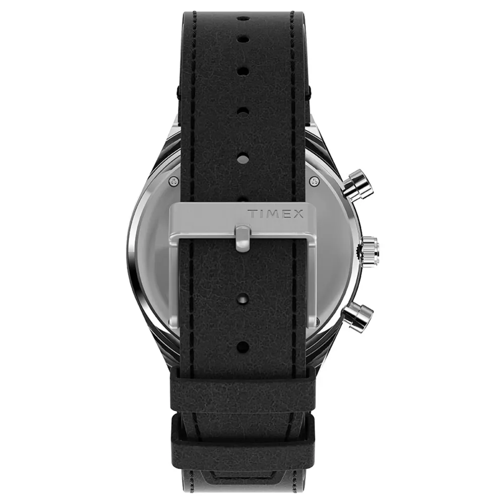 Timex Q Timex Chronograph 40mm Mens Watch Black in Black, additional product view 3