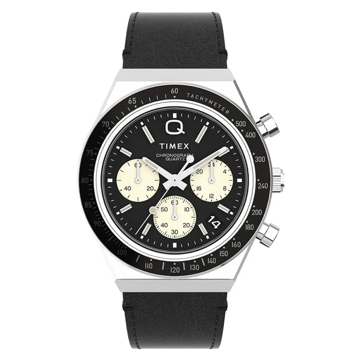Timex Q Timex Chronograph 40mm Mens Watch Black