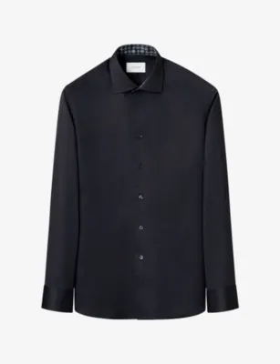 ETON Geometric Signature Twill Slim-Fit Cotton Shirt