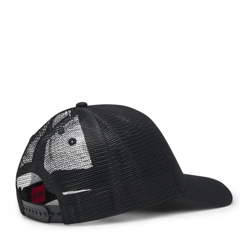 Hugo HUGO Marcel Cotton-twill cap with mesh panels detail 3