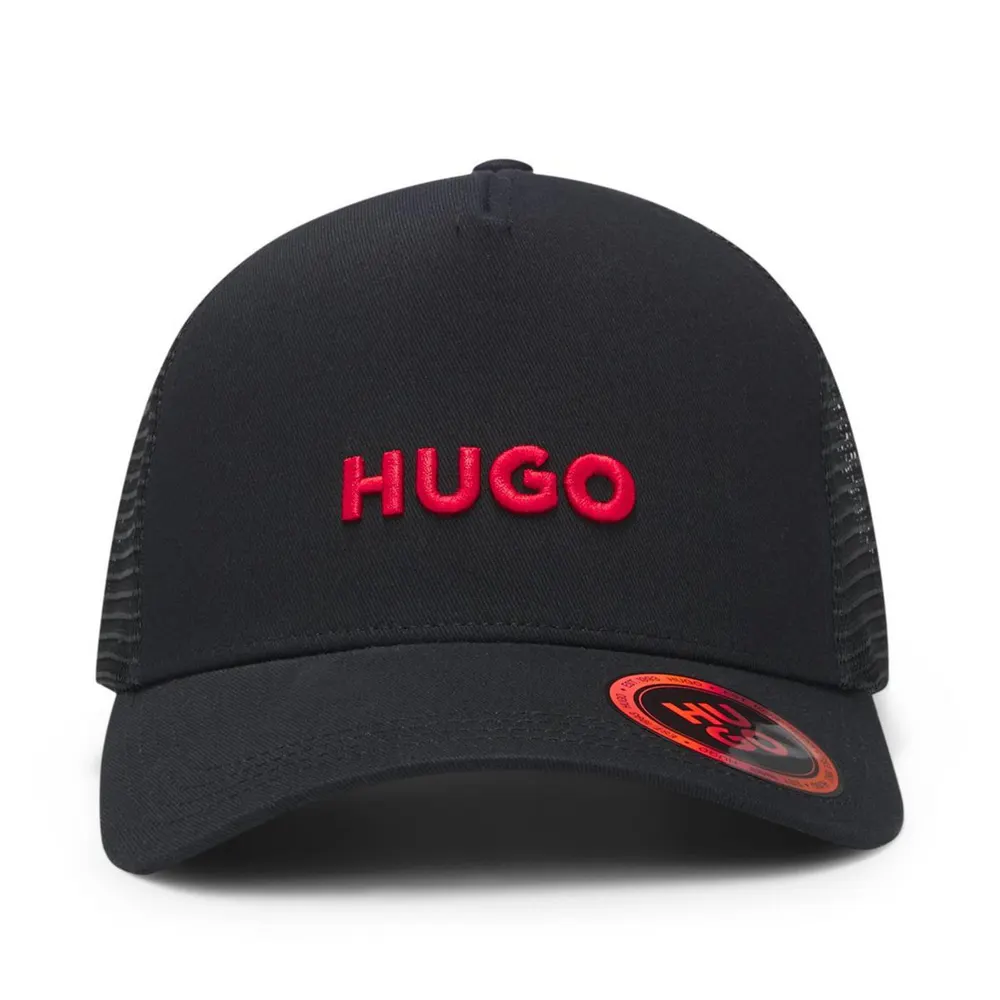 Hugo HUGO Marcel Cotton-twill cap with mesh panels