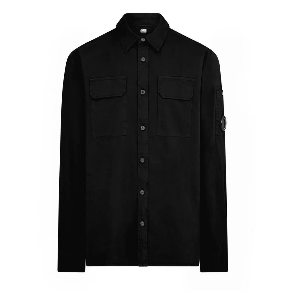 CP Company Men's Lens Cotton Long Sleeve Double Chest Overshirt