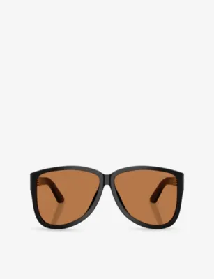 MIU MIU MU A08S Pilot-Frame Acetate Sunglasses