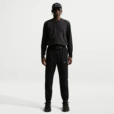 Nike Miler Men's Dri-FIT Woven Running Trousers - Black/Black