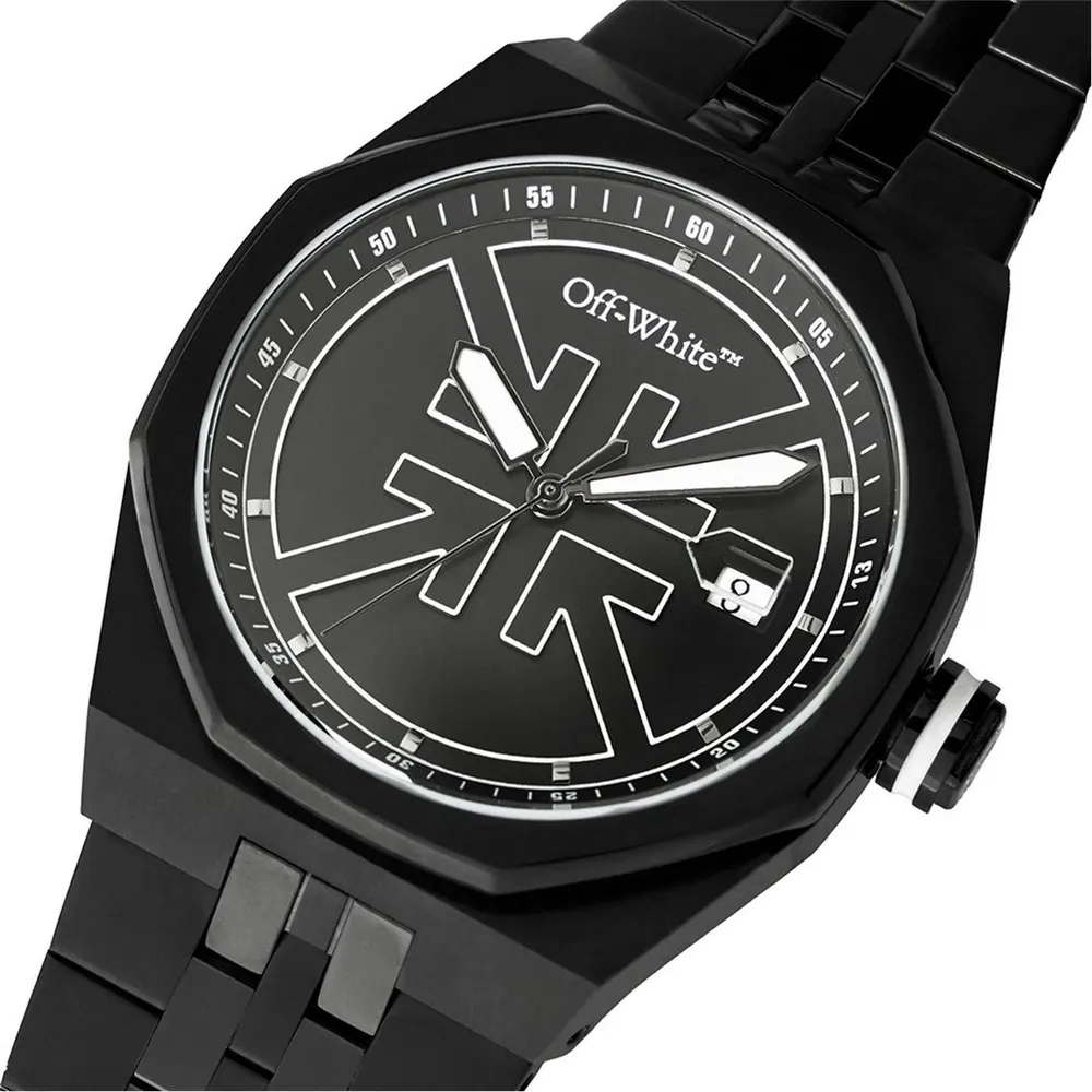 Off White No Grid Watch in Black, additional product view 2