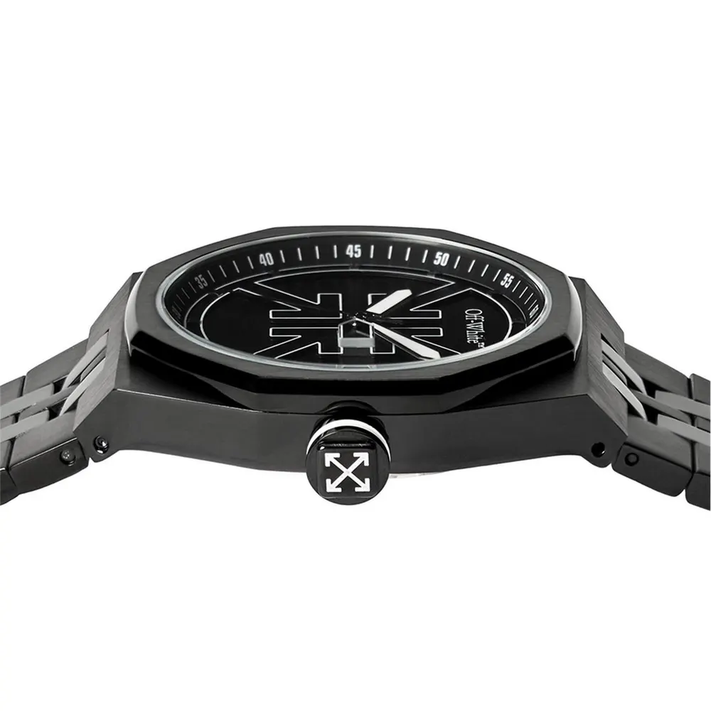 Off White No Grid Watch in Black, additional product view 3