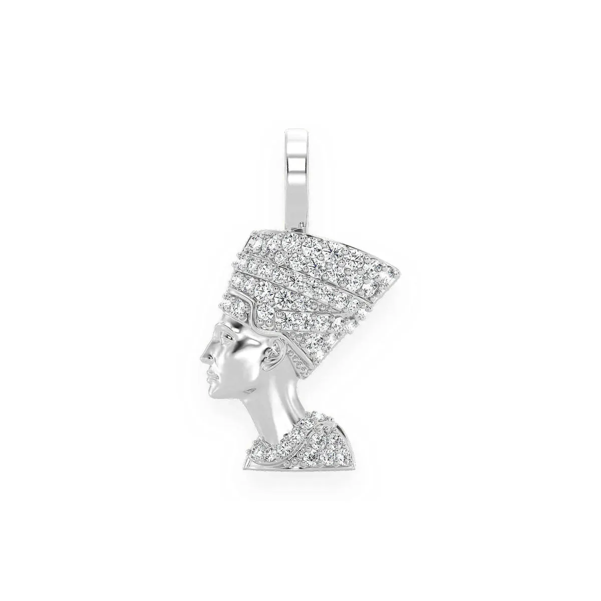 For Him Nefertiti Diamond Pendant