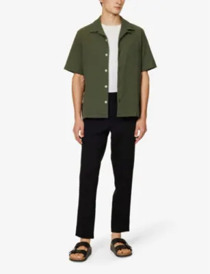 7 FOR ALL MANKIND Travel regular-fit tapered stretch-jersey trousers detail 2