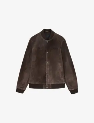 ALLSAINTS Stafford Suede Bomber Jacket