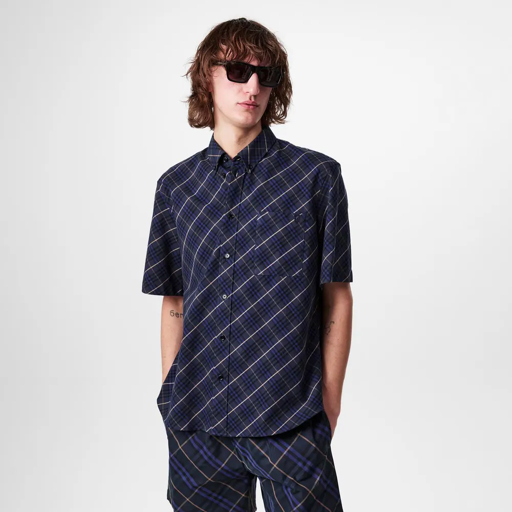 Burberry Check Shirt detail 3