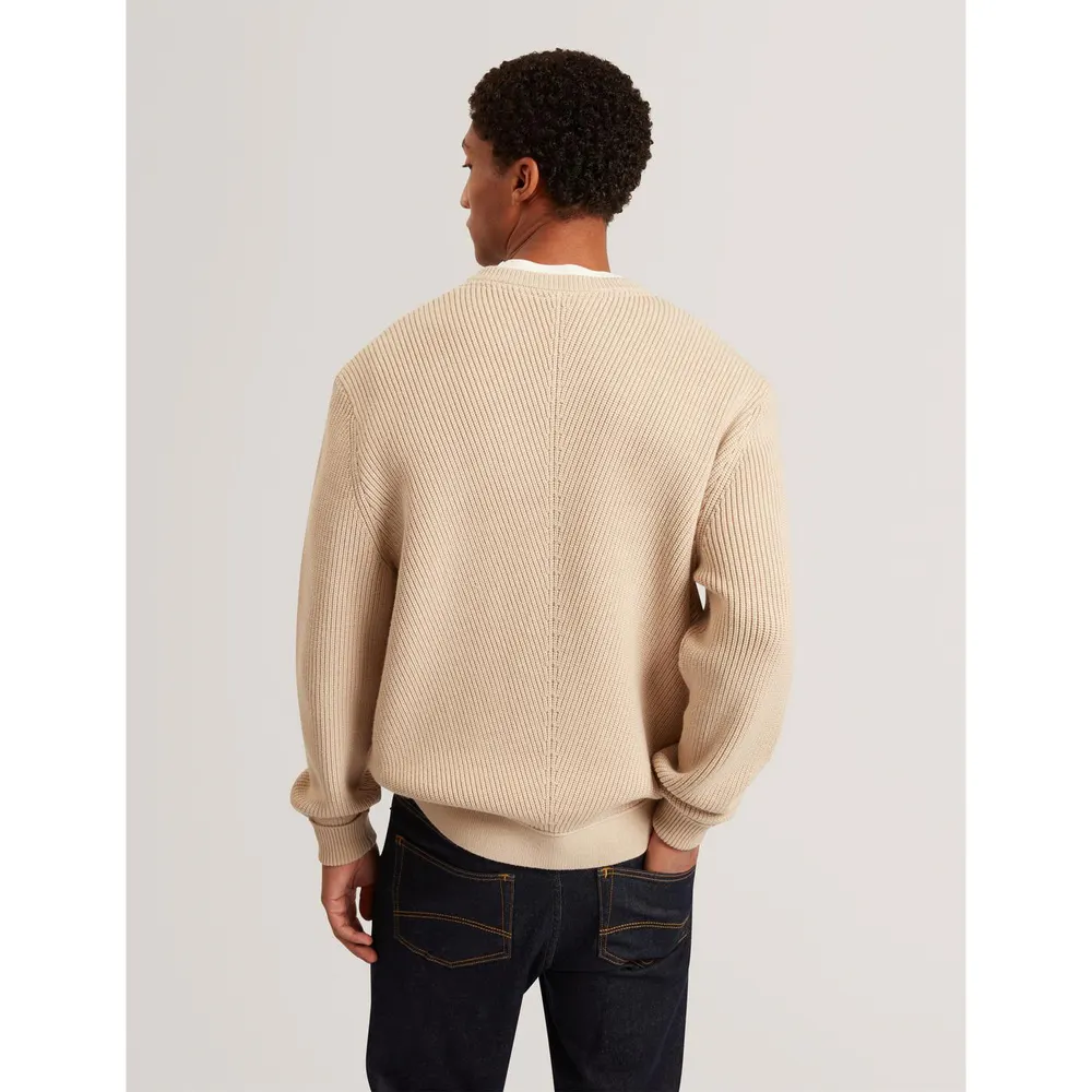 Ted Baker Men's Long-Sleeve Crew-Neck Jumper detail 3