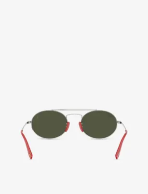 RAY-BAN RB3775M Scuderia Ferrari Collection Oval Metal Sunglasses detail 3