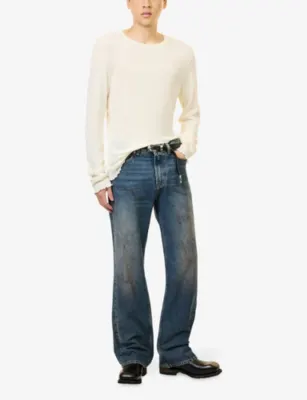 OUR LEGACY Elongated Long-Sleeve Cotton-Blend Top detail 2