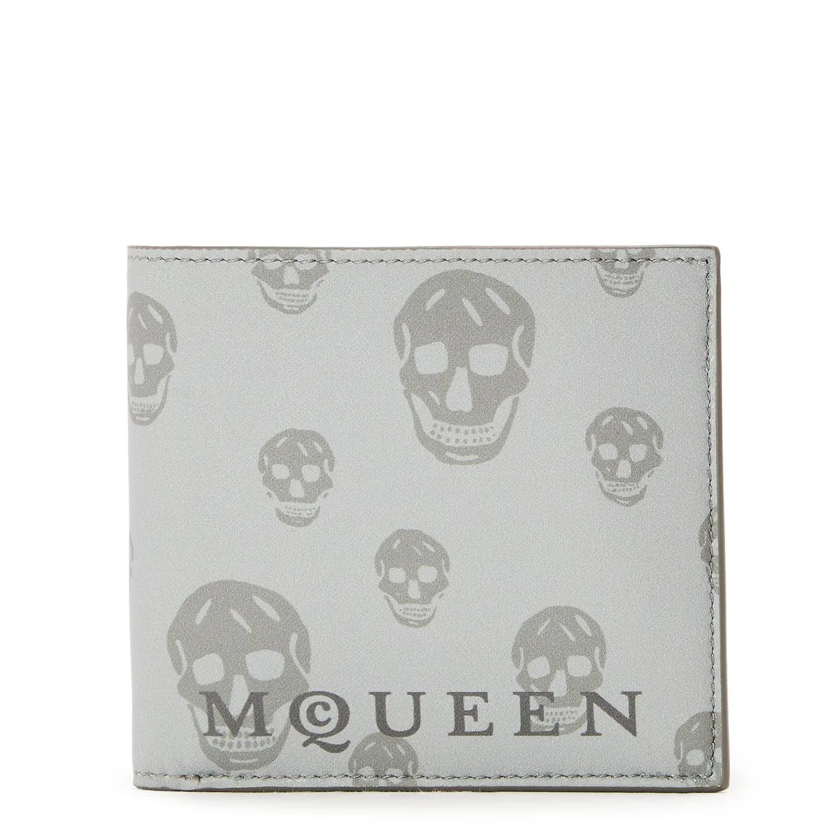 Alexander McQueen Men's Alex Skull Bifold Wallet