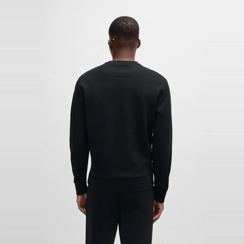 Boss Mens BOSS GREEN Long Sleeve Crew Neck Jumper (Salbo) detail 3