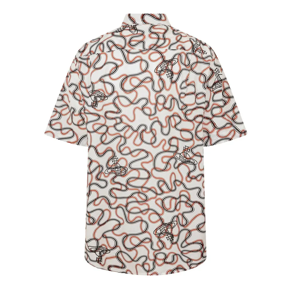 Vivienne Westwood Men's Short Sleeve Bowling Shirt detail 2