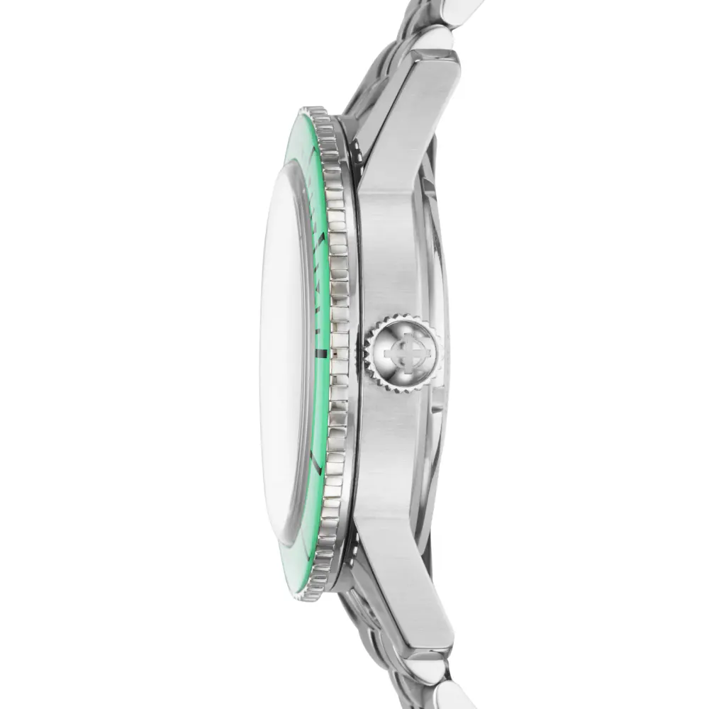 Zodiac Super Sea Wolf Compression Diver Automatic Stainless Steel Watch detail 2