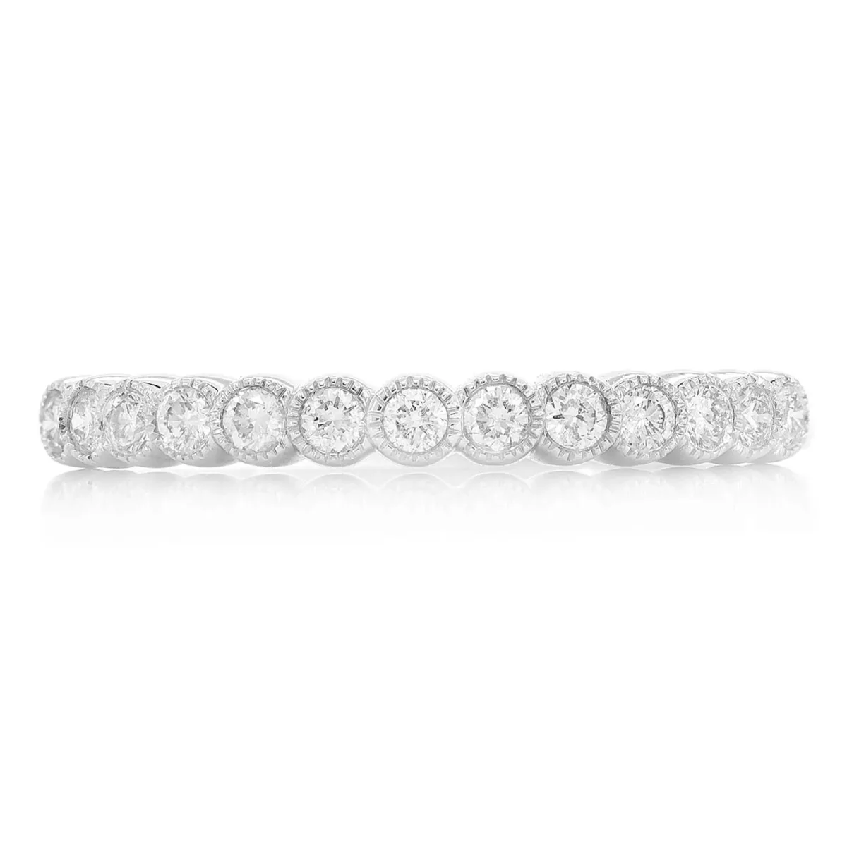 For Him Stackable Diamond Ring in White Gold / Natural Diamond – Ring