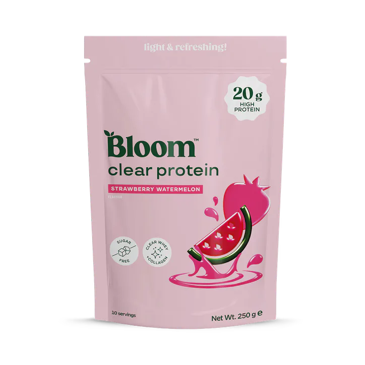 Bloom Clear Protein & Collagen Strawberry Watermelon 250g