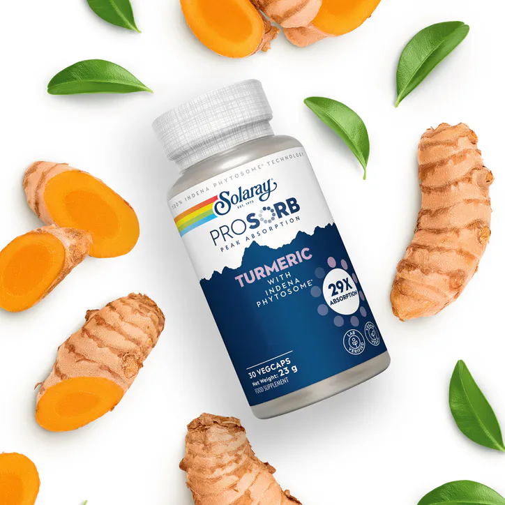 Solaray Turmeric 500mg with Indena Phytosome®, 29x Better Absorption - 30 Vegan Capsules detail 3