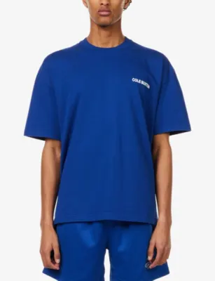 COLE BUXTON Sportswear Logo-Print Cotton-Jersey T-Shirt detail 3