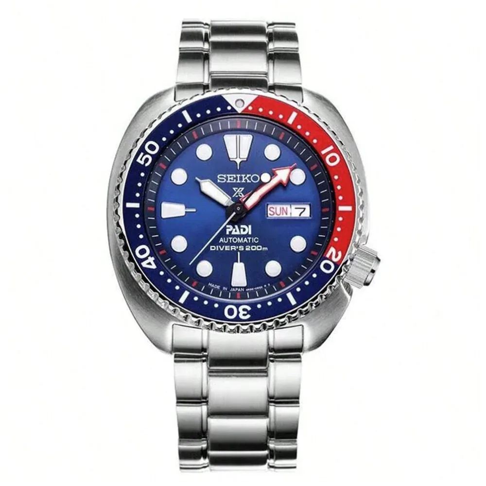 Seiko Prospex Prospex PADI 'Turtle' Dive Bracelet 44mm Mens Watch Blue