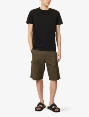 BELIER Mercerised Crewneck Cotton-Jersey T-Shirt detail 2