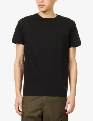 BELIER Mercerised Crewneck Cotton-Jersey T-Shirt detail 3