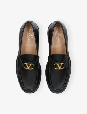VALENTINO GARAVANI VLogo Signature Chunky Leather Loafers - EUR 42 / 8 UK MEN detail 2