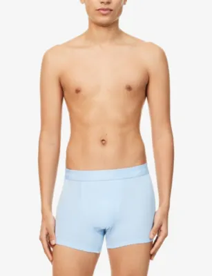 CALVIN KLEIN Icon Pack-Of-Three Relaxed-Fit Stretch-Cotton Trunks detail 2