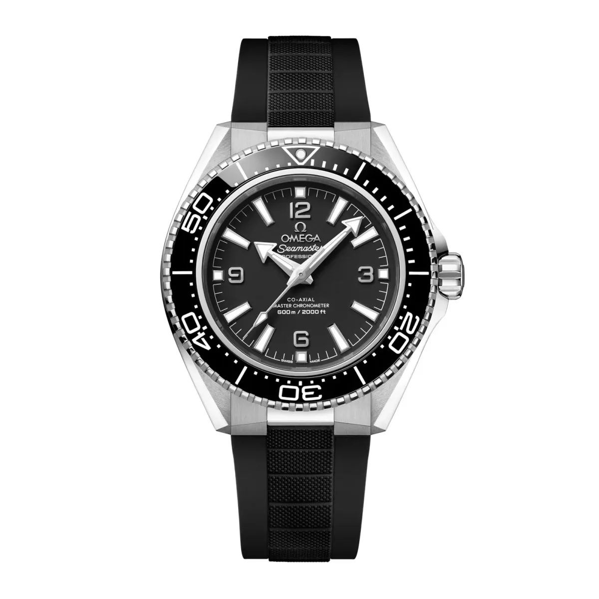 Omega Seamaster Planet Ocean 600M 42mm Mens Watch Black Rubber Strap