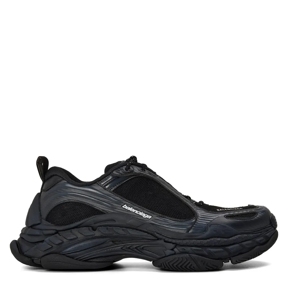 Balenciaga Men's Chunky Trainers in Black/Dark Grey – Footwear