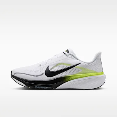 Nike Pegasus 42 Men's Road-Running Shoes - White/Lemon Venom/White/Black