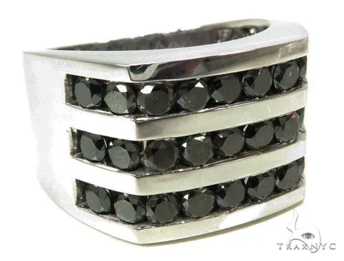 RINA - For Him FACTORY Channel Black Diamond Ring 39925 in Rose Gold / 10 – Ring